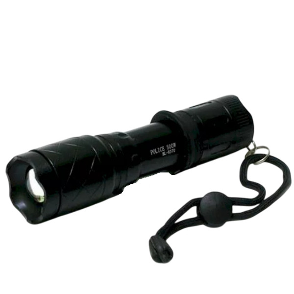 Ліхтар ручний акумуляторний металевий Police 8370-500 W XPE Чорний