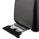 Тостер на 2 скибочки хліба з регулятором RAF R 502 Чорний, фото 8