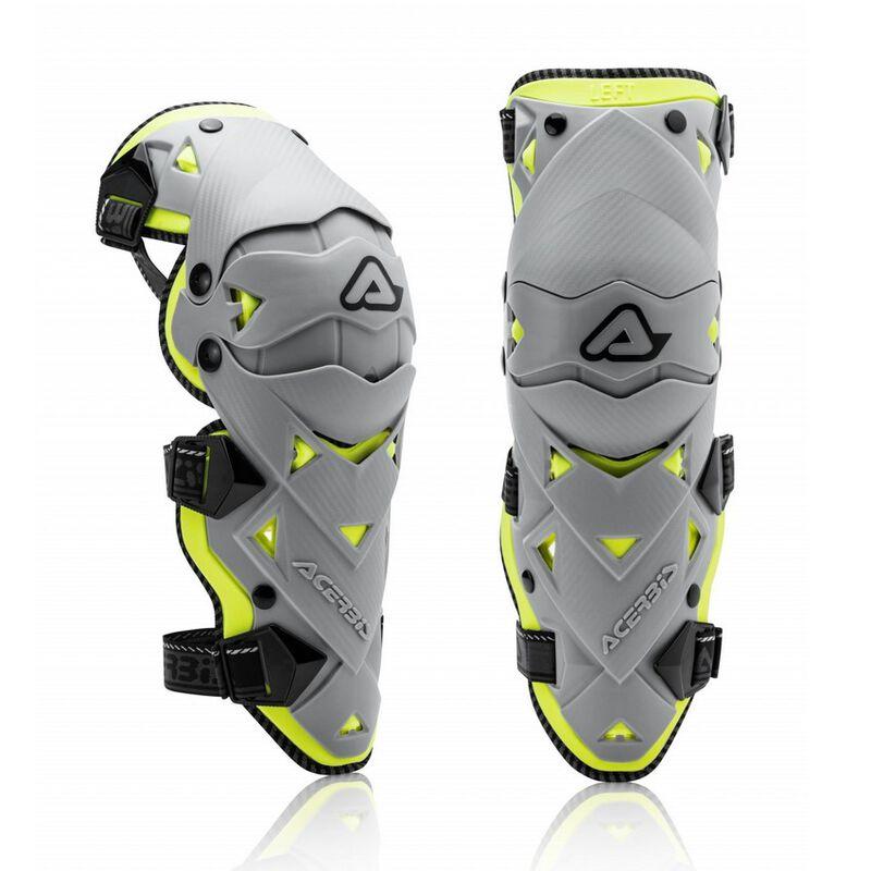 Наколінники Acerbis Impact Evo 3.0 Grey / Yellow Fluo, фото 1