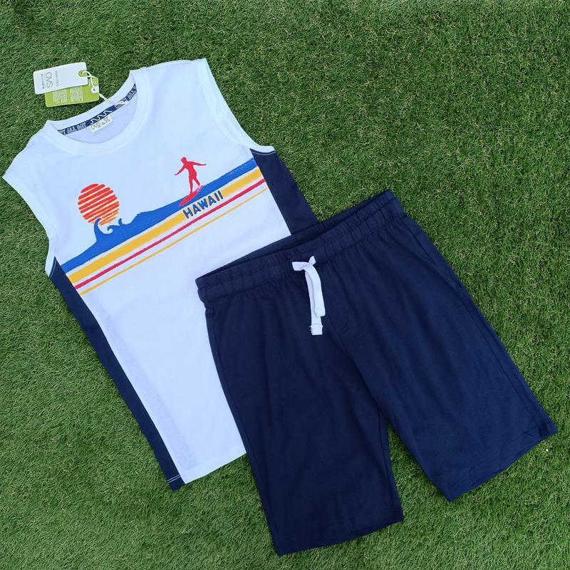 Комплект на хлопчика майка і шорти OVS  Італія 100% бавовна, фото 1