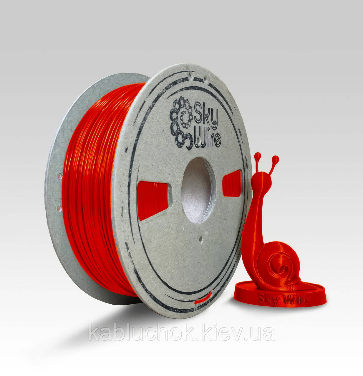 PLA-філамент для 3D-друку біорозкладний SkyWire Червоний 1 кг