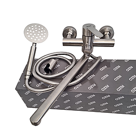 Змішувач для ванної з душем з нержавіючої сталі