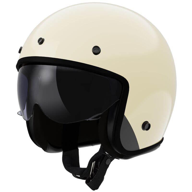 Мотошолом LS2 OF601 Bob II Solid Cream