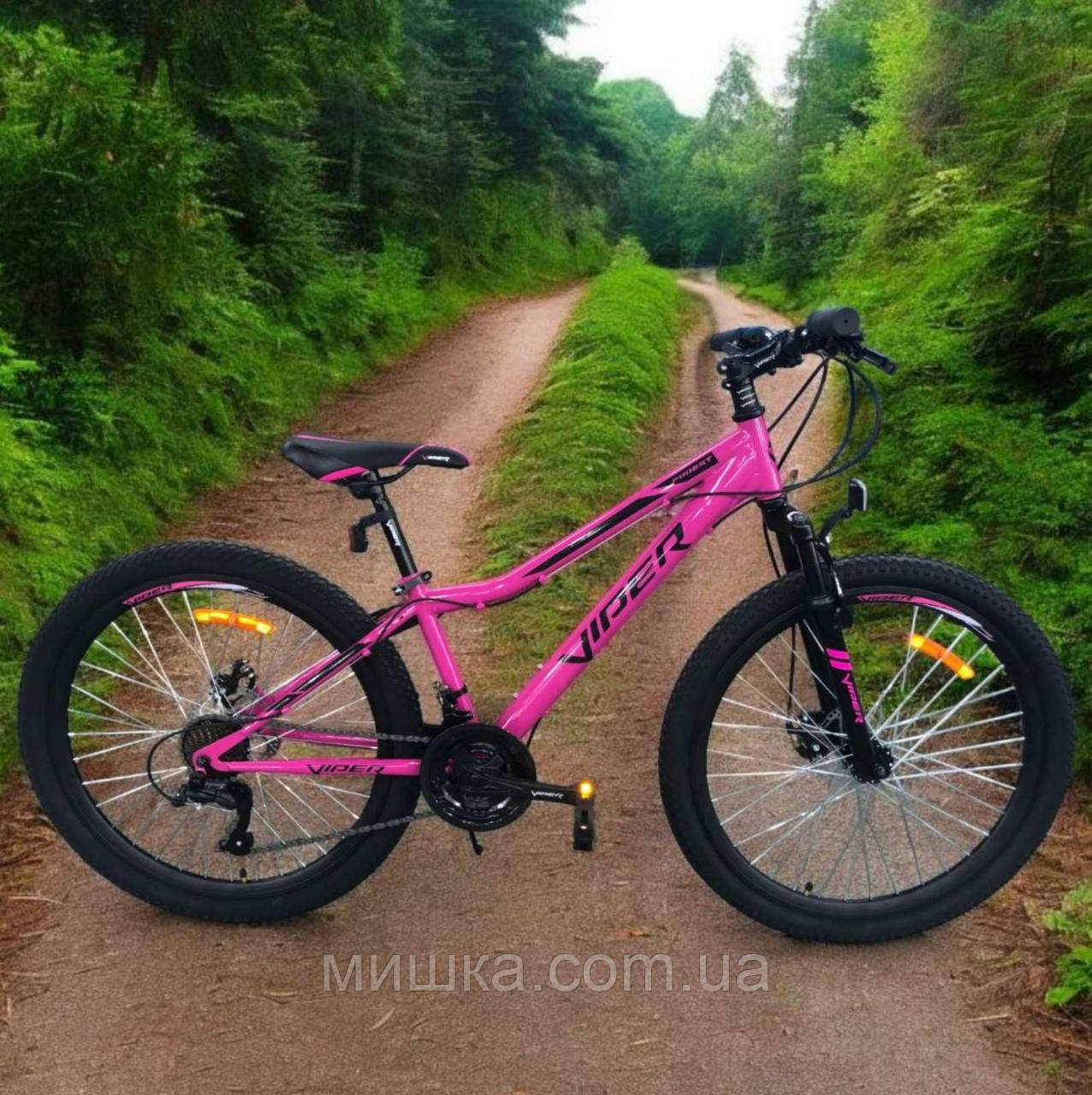 Велосипед гірський Forest 24" Viper FRD, сталева рама 12.5", дискові гальма, фото 1