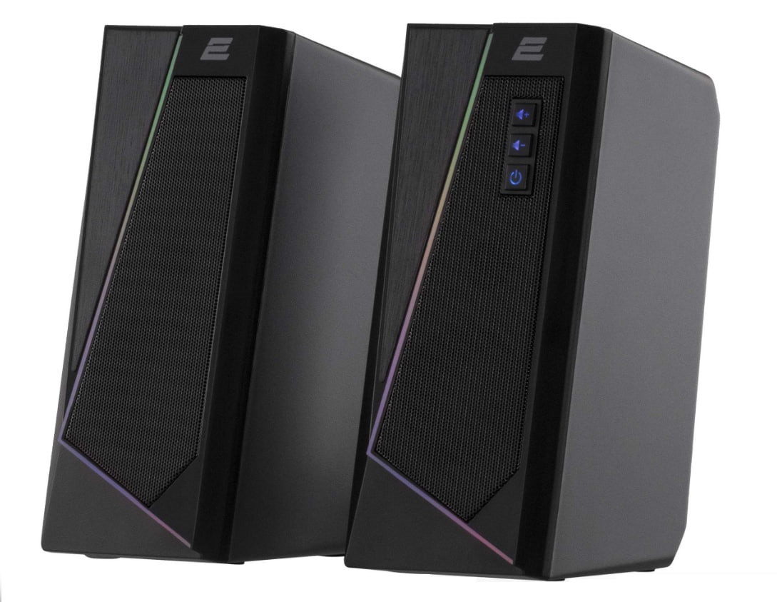 Акустична система для дому PCS233 RGB, 2.0, USB, Black