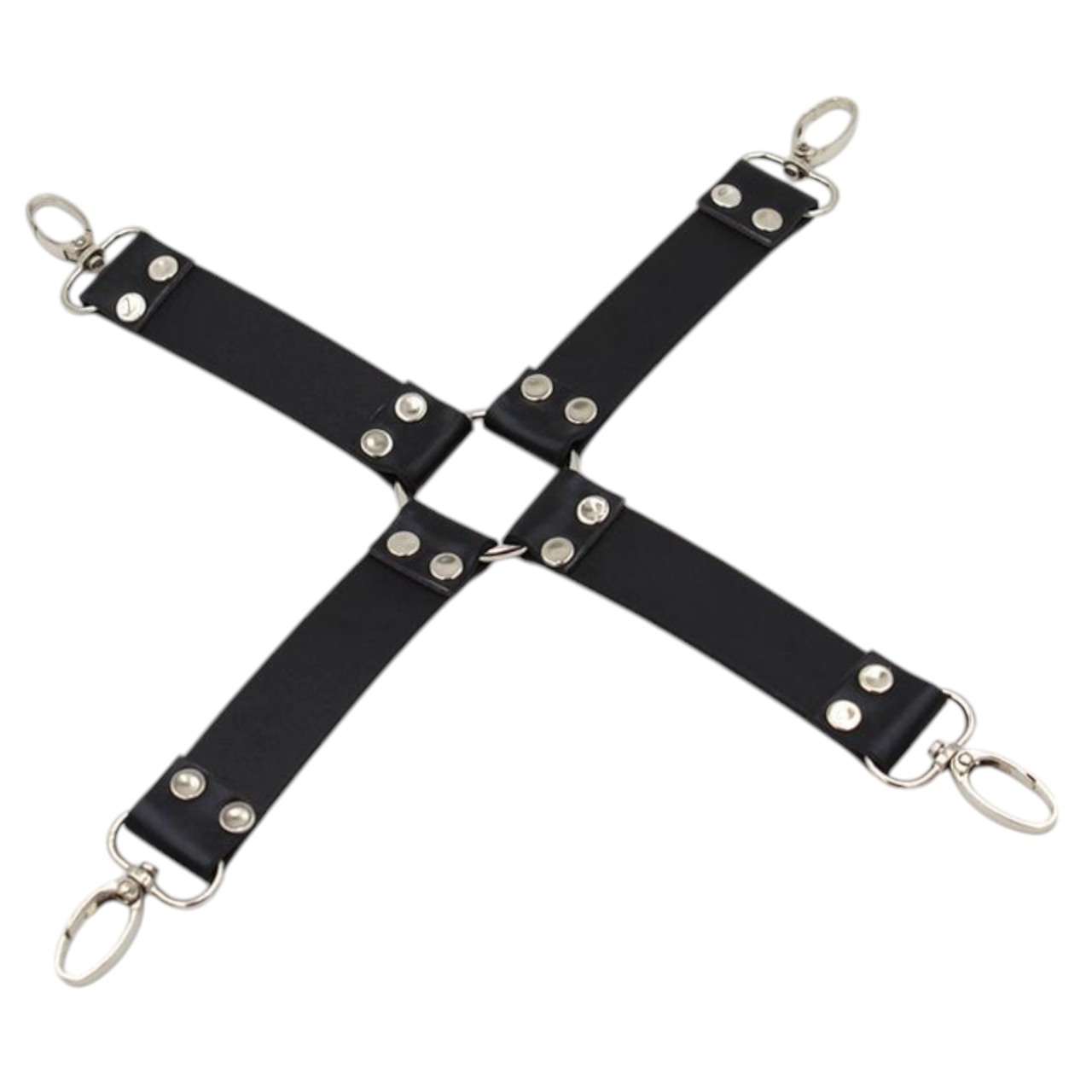 Конектор БДСМ, колір чорний, шкірозамінник, фото 1