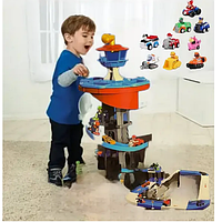 Велика База рятувальників Щенячий патруль 9 героїв +  трек паркування