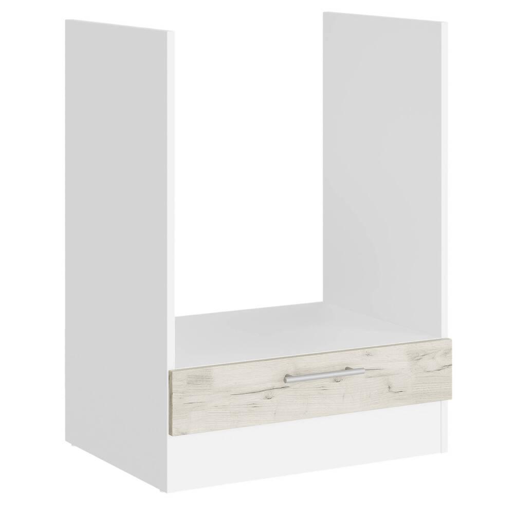 Кухонний модуль під духовку Еверест Еко 600 дуб крафт белый/белый 60х46х82 см (DTM-071019), фото 1