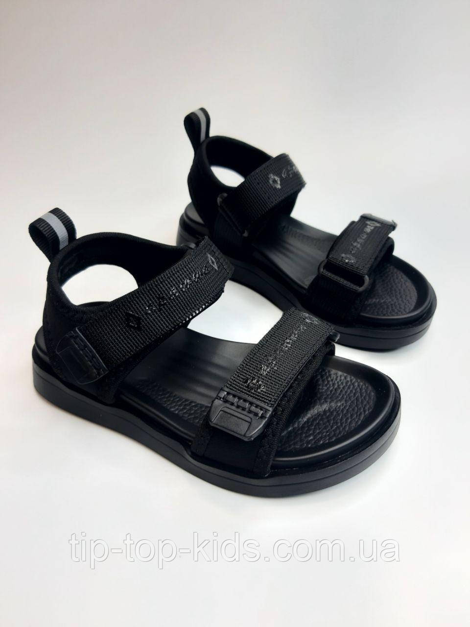 Босоніжки для дівчинки Apawwa 1320 black чорні 26-31