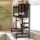 Органайзер для сушіння посуду над раковиною з шафкою метал (65см), фото 3