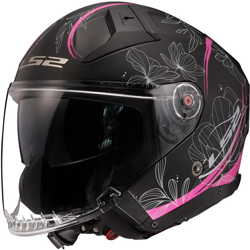 Мотошолом LS2 OF603 Infinity II Infinity II Lotus Matt Pink