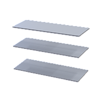 Полиця для одягу Doros Promo Сірий 3шт. 86.7х35х1.6 (80737769)