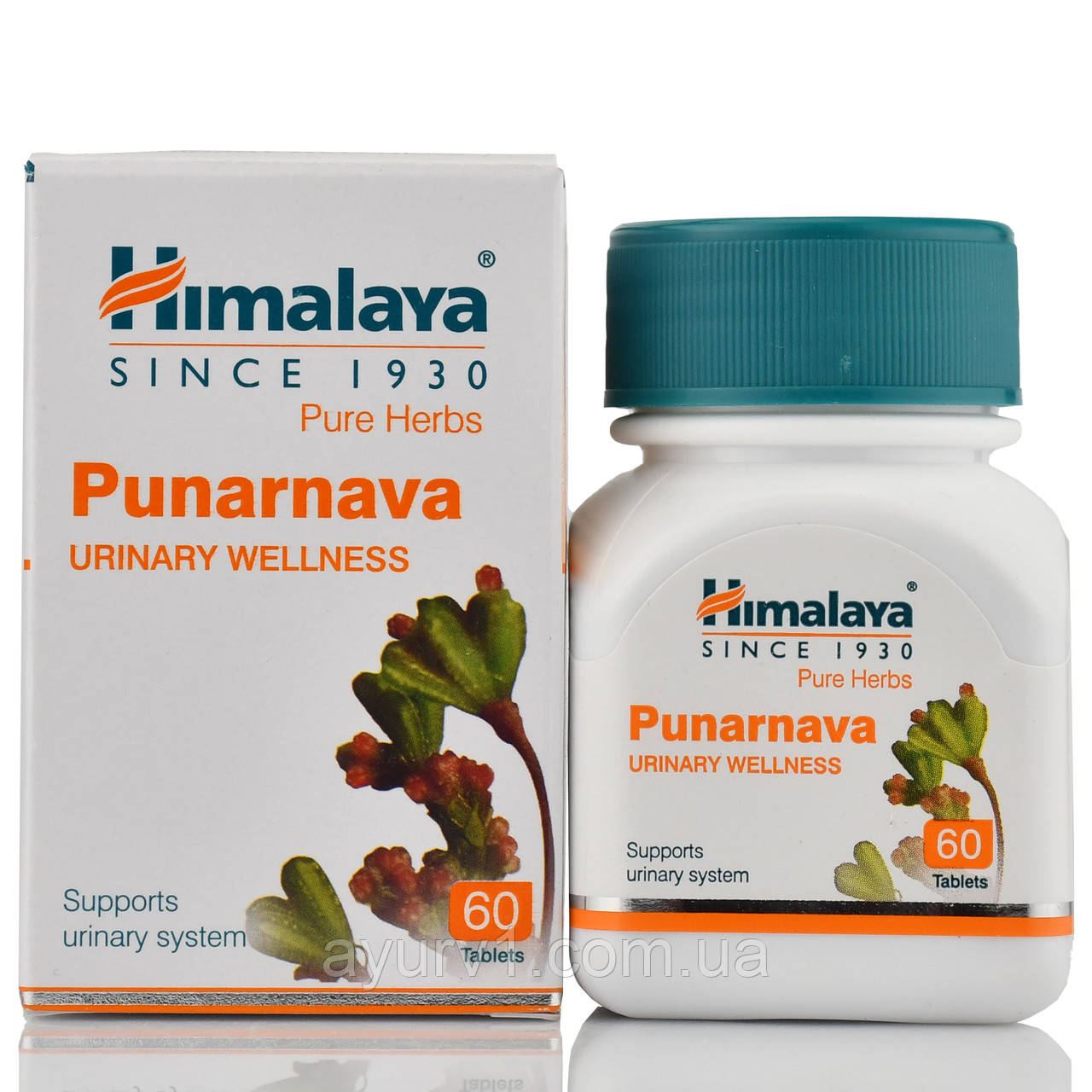 Пунарнава Хімалая Punarnava, Himalaya, 60 таб. від набряків Натуральне сечогінний засіб