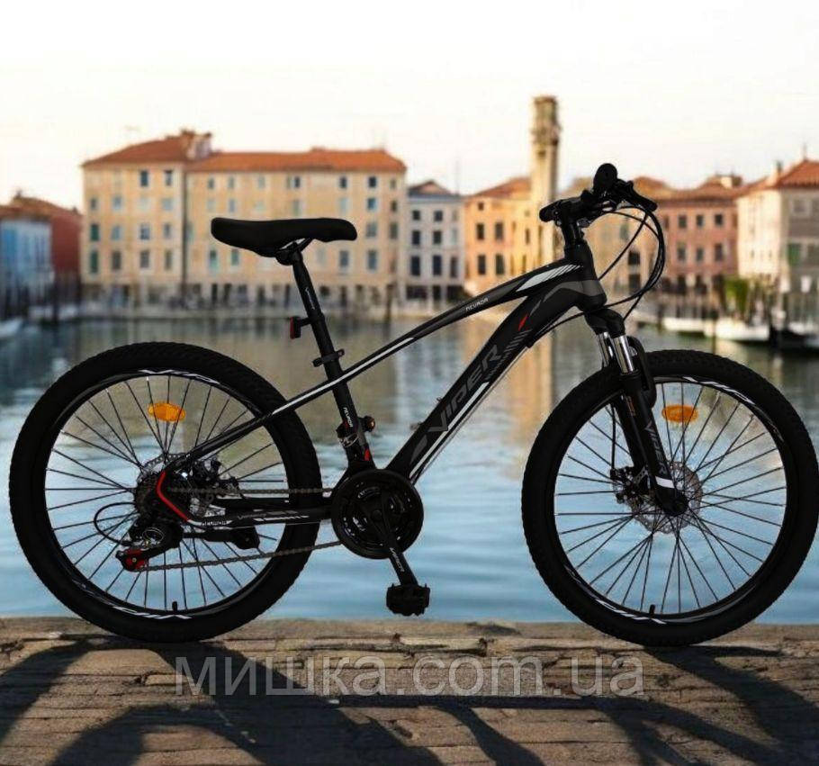 Велосипед гірський Viper Nevada" FRD 26" рама 13", дискові гальма, чорно-білий, фото 1