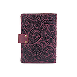 Шкіряне портмоне для паспорта/ ID документів HiArt PB-03S/1 Shabby Plum "Buta Art", фото 4