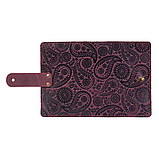 Шкіряне портмоне для паспорта/ ID документів HiArt PB-03S/1 Shabby Plum "Buta Art", фото 3