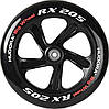 Самокат HUDORA Scooter Big Wheel RX205 - Black/Red червоно/чорний, фото 2