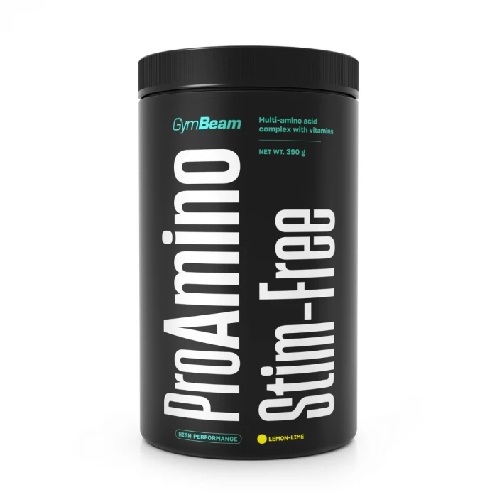 Амінокислоти БЦАА GymBeam ProAMINO stim-free 390 г (lemon-lime)