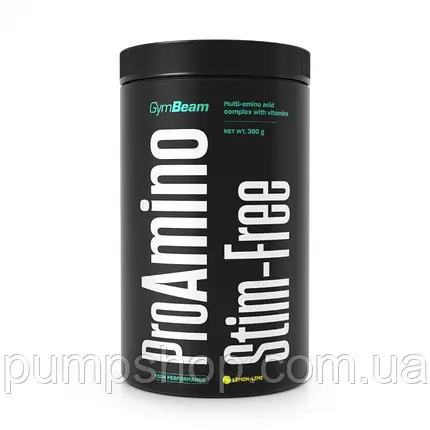Амінокислоти БЦАА GymBeam ProAMINO stim-free 390 г (lemon-lime), фото 1