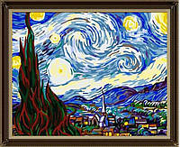 Картины по номерам без упаковки Ночь, худ. Ван Гог, 40х50см (КНО124)