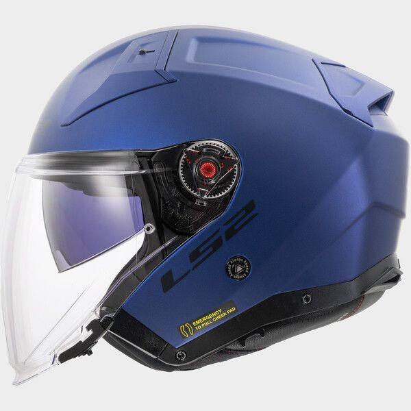 Мотошолом LS2 OF603 Infinity II Solid Navy Blue