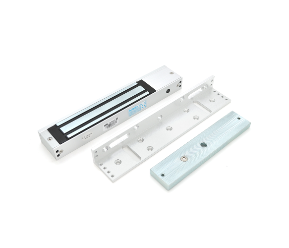 Електромагнітний замок MS-280LED + Кутник LS-280, до 280 кг, DC12V/500mA, DC24V/250mA. Розміри: 250х47х25 мм
