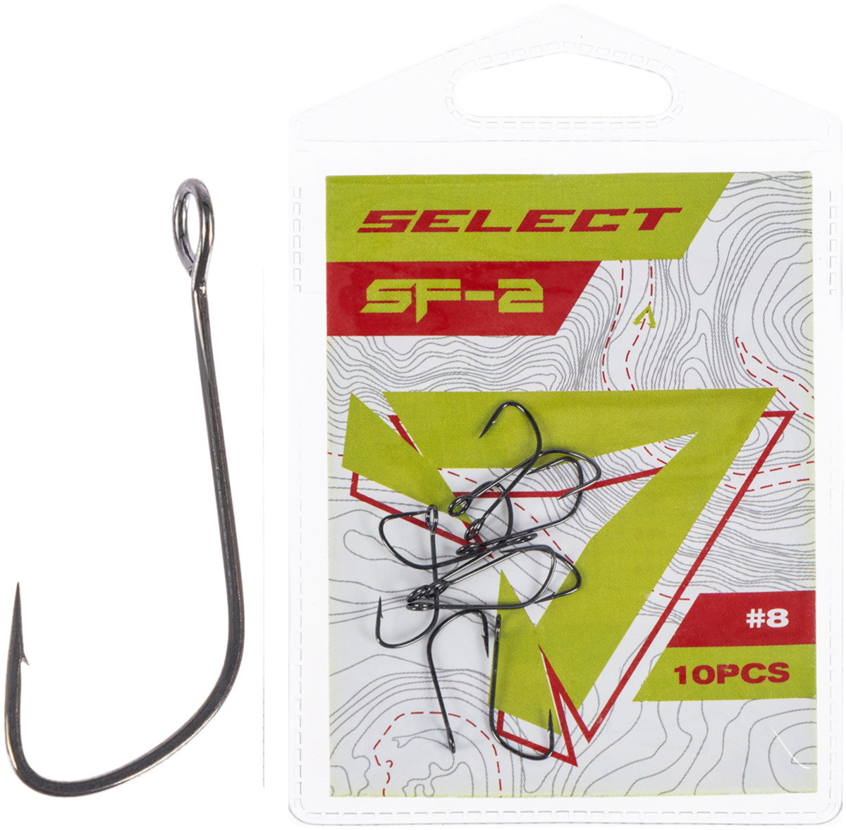 Гачок Select SF-2 Sport Finesse #8 (10 шт.)