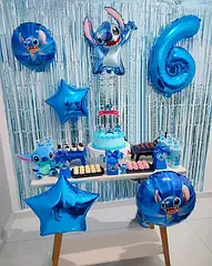 Набір куль Стіч з цифрою та шторкою