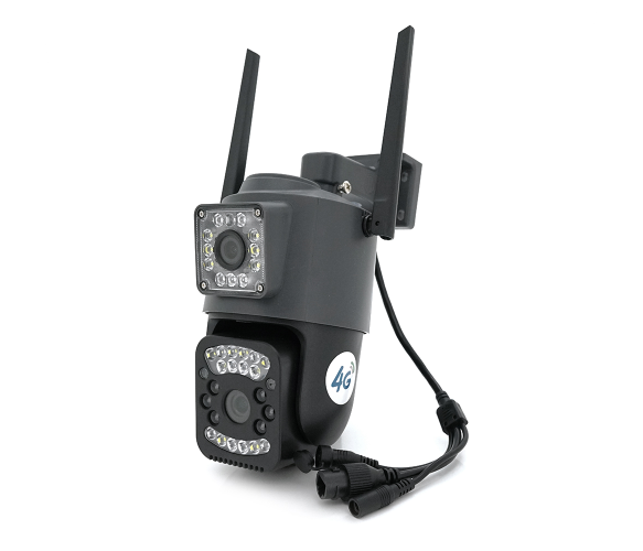 Відеокамера з двома об'єктивами SD+карта 2+2Мп 4 YOSO YO-IPC41D4MP50 PTZ 2.8mm V380