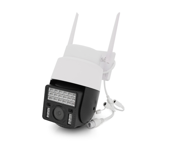 Відеокамера вулична з сиреною 5Мп Wi-Fi та SD/карткою YOSO YO-IPC43D5MP50 PTZ 2.8mm V380