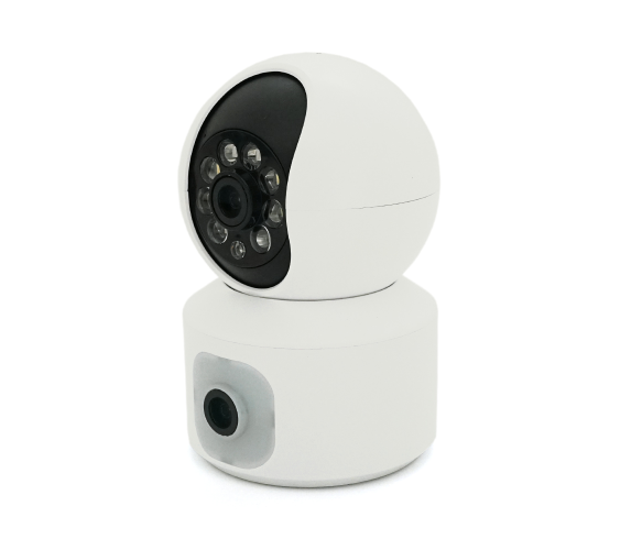 Відеокамера внутрішня з двома об'єктивами 2+2 Мп Wi-Fi SD/карта PiPo PP-IPC28D2MP15 PTZ 2.8mm ICSee