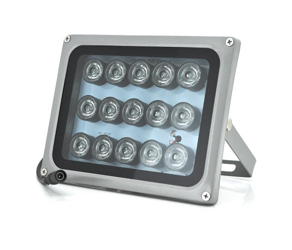 Прожектор спрямований із сутінковим датчиком YOSO 12V 30W, 15LED, IP66, кут огляду 60°, дальність до 50м, 177*138*65мм, BOX
