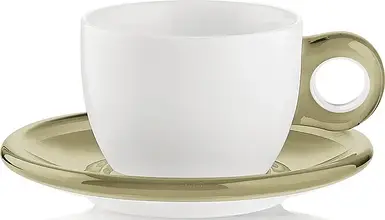 Кухоль Gocce 2 шт. пісочній для капучино