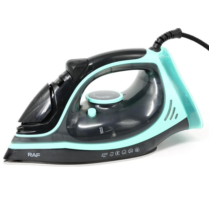 Праска парова RAF R.1250 з керамічною підошвою та функцією самоочищення 2200 Вт. Колір: синій, фото 1