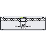 Мембрана насоса обприскувача бокова (силіконова) Tolveri PU-2/120, фото 2