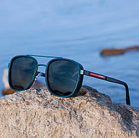 Окуляри для водіння Поляризовані сонцезахисні KDEAM Shield TR90 для риболовлі з тканинним чохлом Зелені