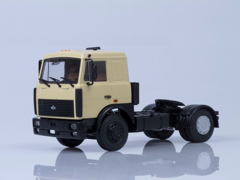 Модель Сідельний тягач МАЗ-5432 (пізня кабіна, бежевий)1989 | Автоісторія