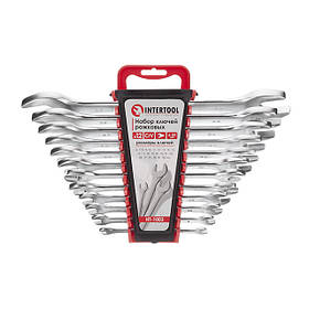 Набір ключів ріжкових 12 шт 6-32 мм INTERTOOL HT-1003