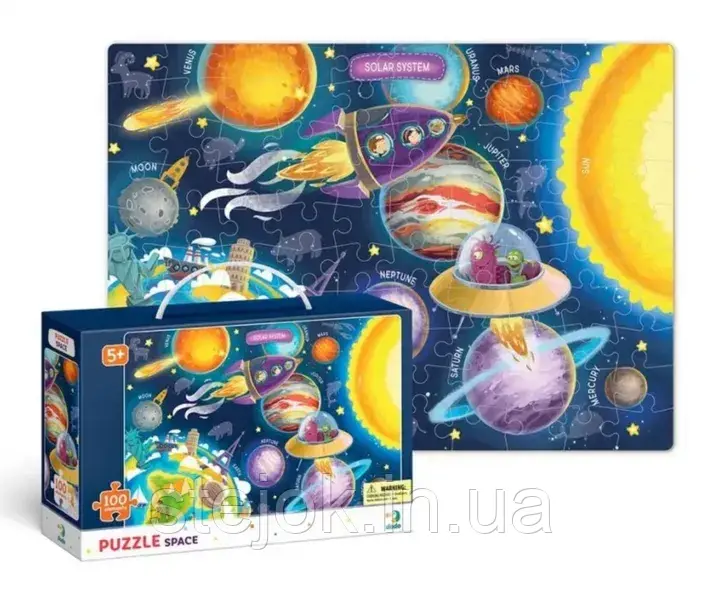 Пазли "Всесвіт" 100 ел., фото 1