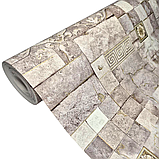 Шпалери вінілові 10.05 × 0.53 м Слов’янські шпалери 5792-06, пудрові для спальні, кімнати, кухні, вітальні, коридору, фото 3