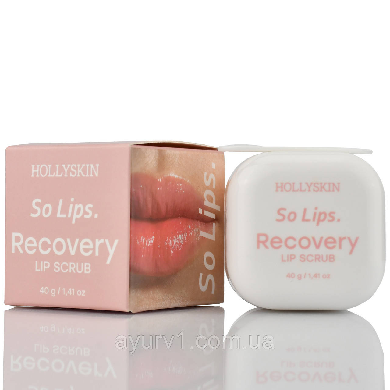 Відновлюючий скраб для губ, So Lips Recovery Lip Scrub, Hollyskin, 40 г