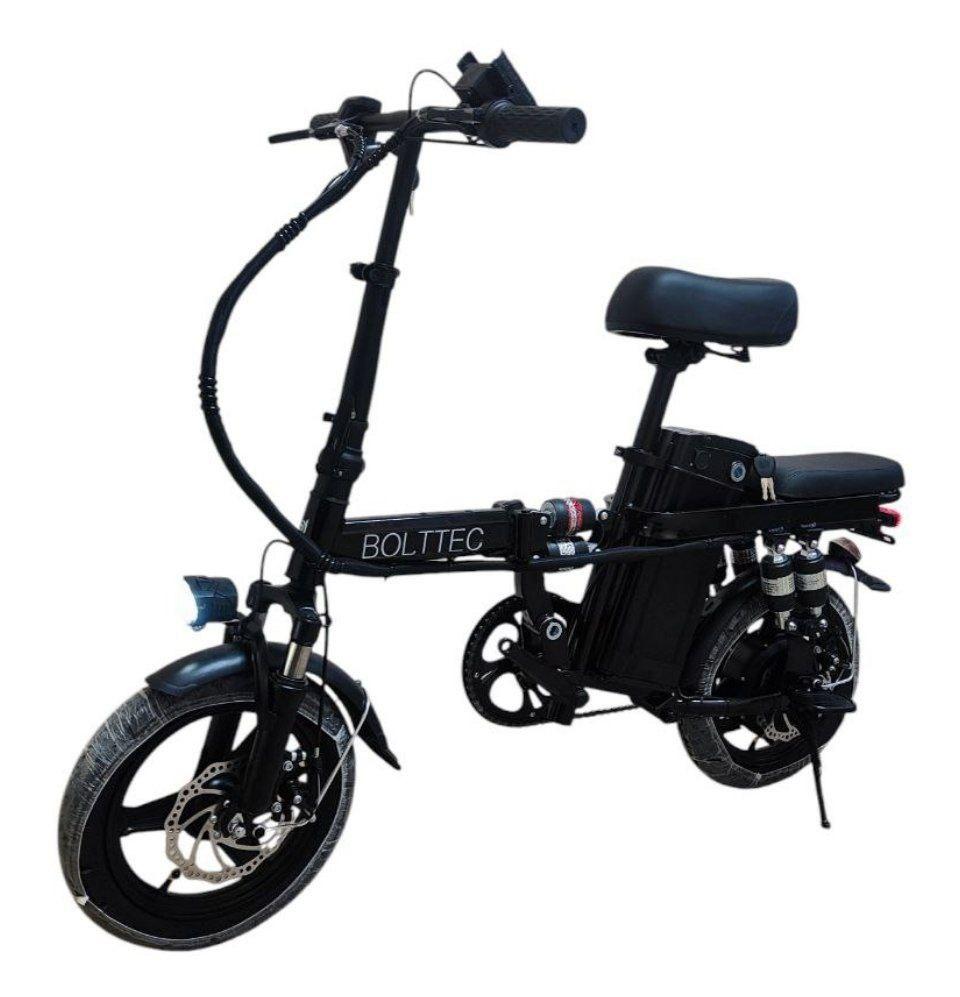 Електровелосипед BOLTTEC 48V 19Ah (800w) складний двомісний + PASS-система Чорний