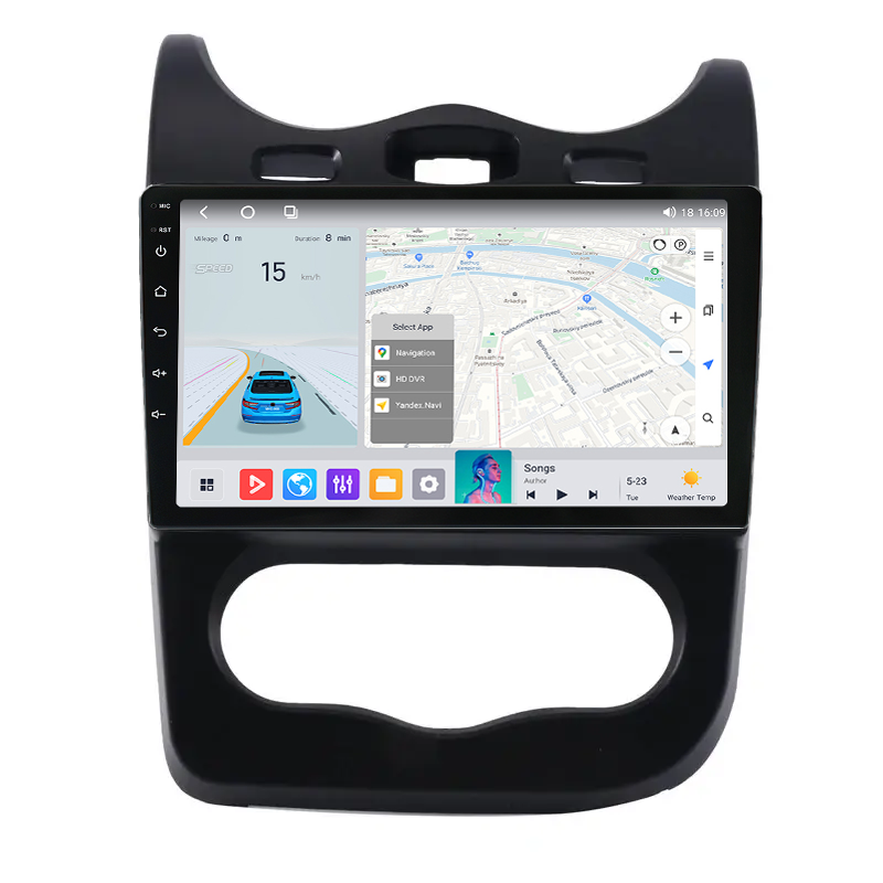 Штатна магнітола Mekede MS Renault Sandero (2013) QleD, фото 1