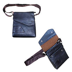 1111 Сумка через плече шкірозамінник 26х4х23 см.