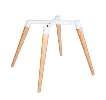 Каркас стільця Wood з металевими накладками white (Новий Стиль ТМ)