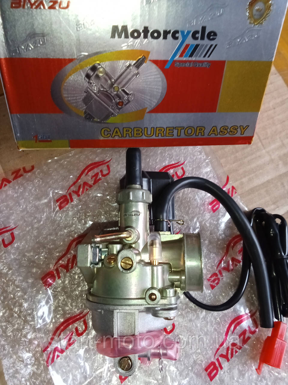 HONDA 2Т LEAD-90cm3 HF05E Карбюратор у повному зборі фірма Biyazu — клас А, фото 1