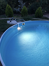 Прожектор для каркасних басейнів навісний, LED 10 Вт, з трансформатором 12 В, потік 720 лм, фото 4