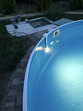 Прожектор для каркасних басейнів навісний, LED 10 Вт, з трансформатором 12 В, потік 720 лм, фото 3