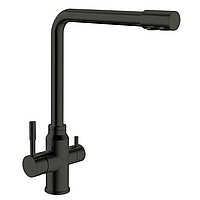 Смеситель для кухни Mixxus SUS-021 Black из вых. для питьевой воды (MI5861) Wollen