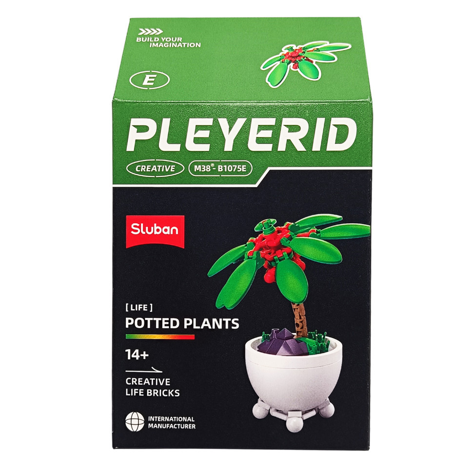 Дитячий конструктор "Квіти у горщику" Potted Plants SLUBAN M38-B1075E, фото 1